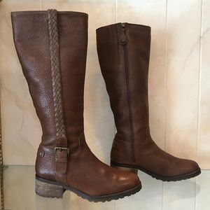 Fabianelli brown leather boots made in Italy